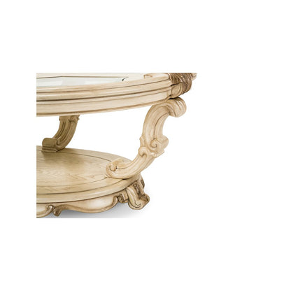 Platine de Royale Oval Cocktail Table - Champagne
