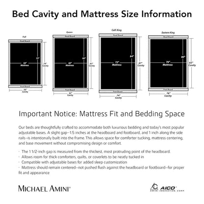 Roxbury Park Eastern King Multi-Panel Bed - Slate