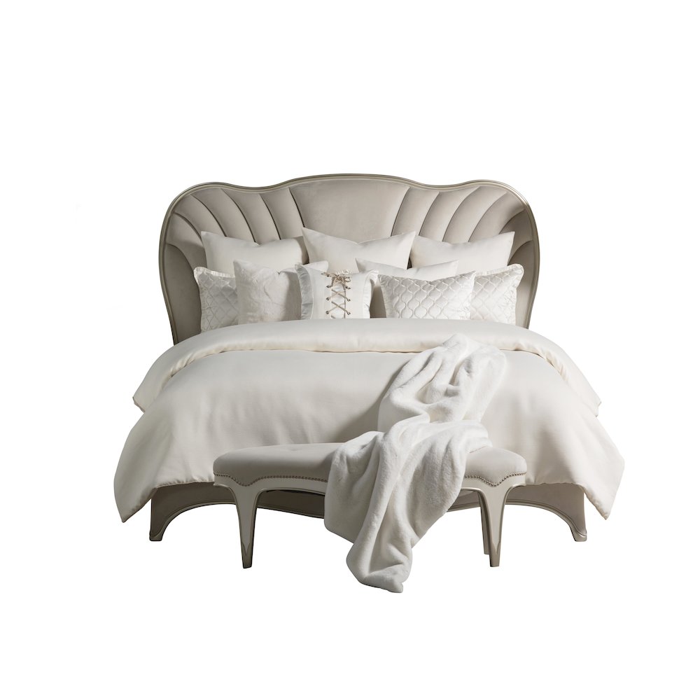 Hailey 9-Piece Queen Comforter Set - Ivory