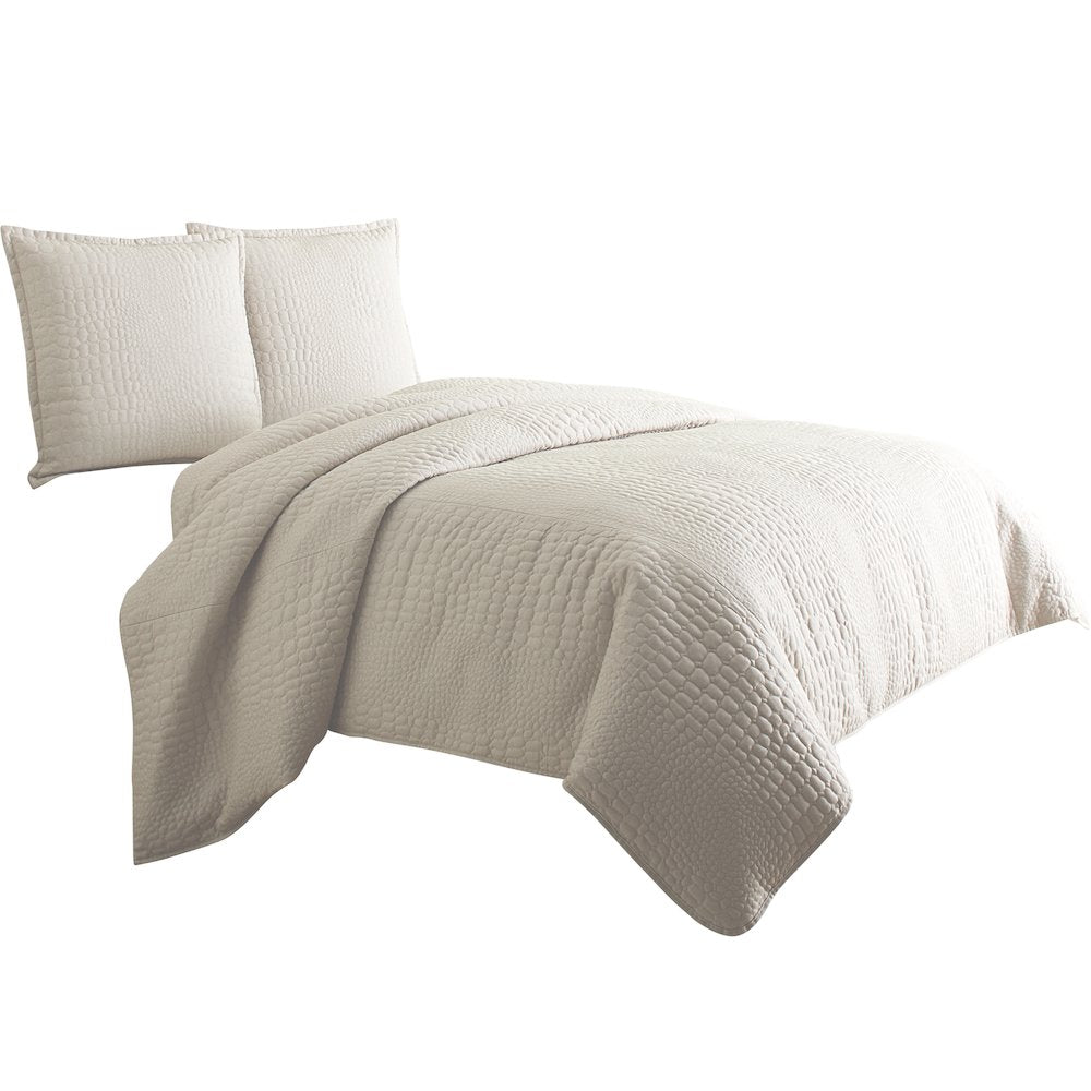 Dash 3-Piece Queen Duvet Set - Natural