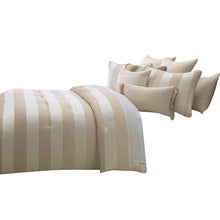 Amalfi 9-Piece Queen Comforter Set - Sand