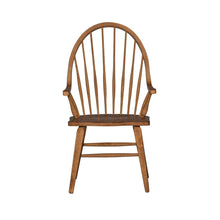 Hearthstone Ridge Windsor Back Arm Chair in Tobacco