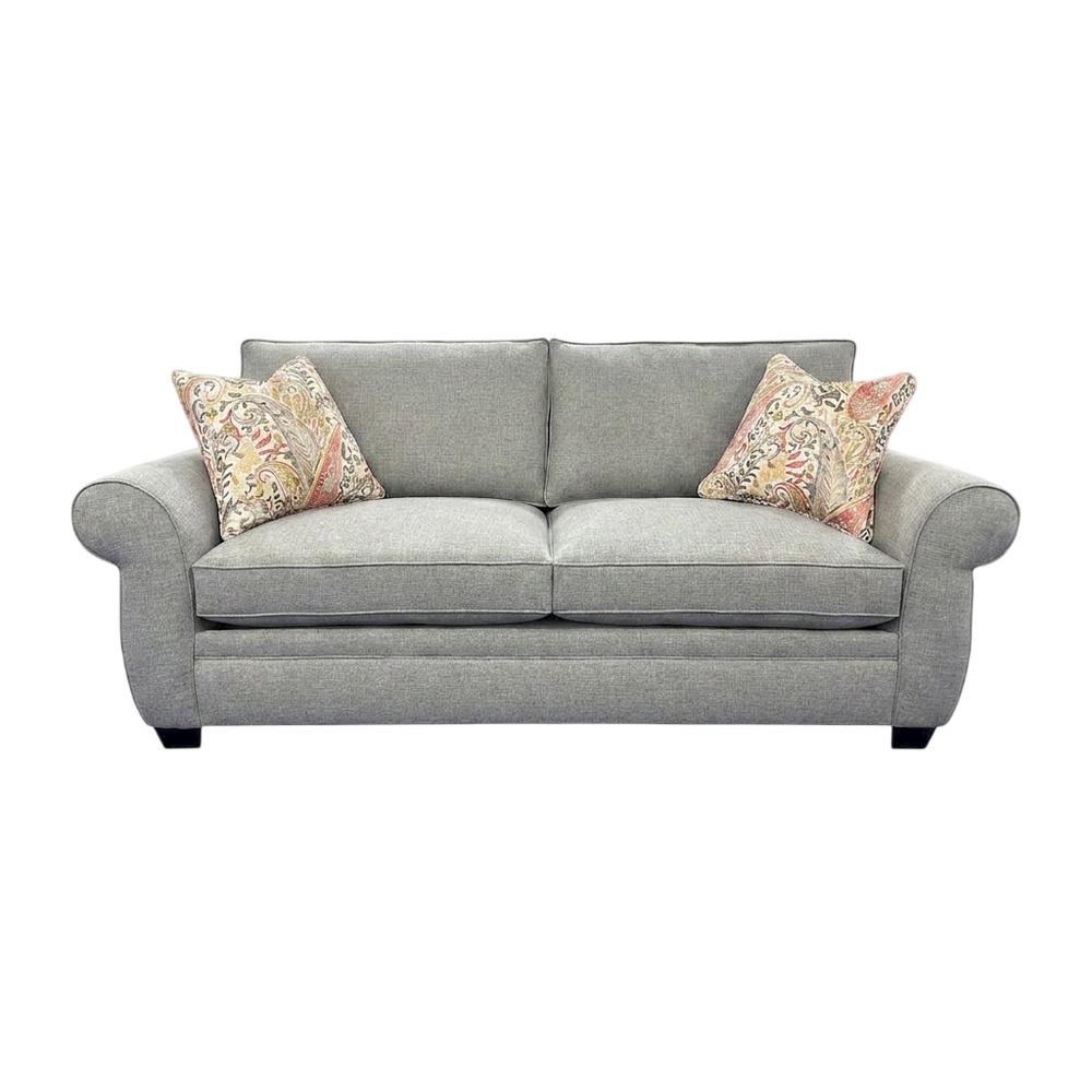 Transitional Fabric-Upholstered Sofa with Modern Farmhouse Style for Living Room