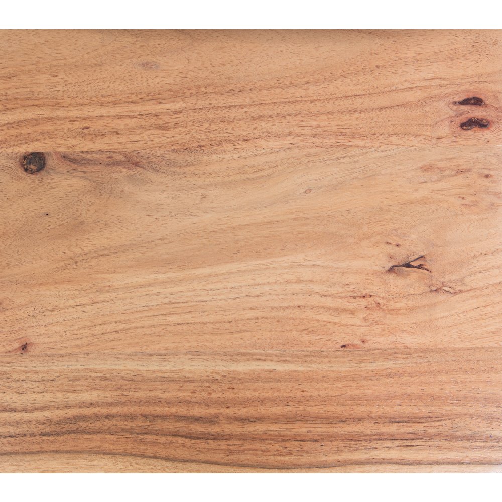 Porter Designs Manzanita Live Edge Solid Acacia Wood Dining Bench, Natural