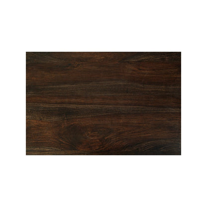 Porter Designs Fall River Solid Sheesham Wood Dining Bench, Gray