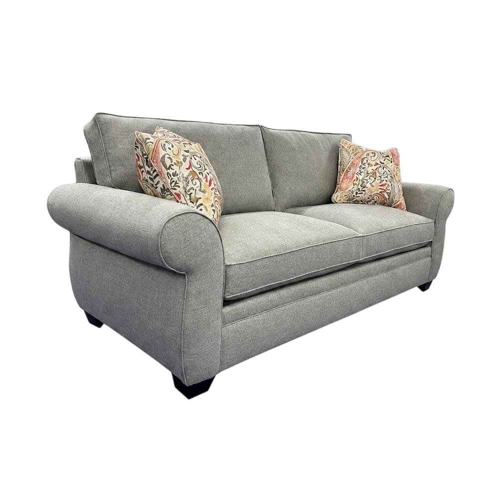 Transitional Fabric-Upholstered Sofa with Modern Farmhouse Style for Living Room