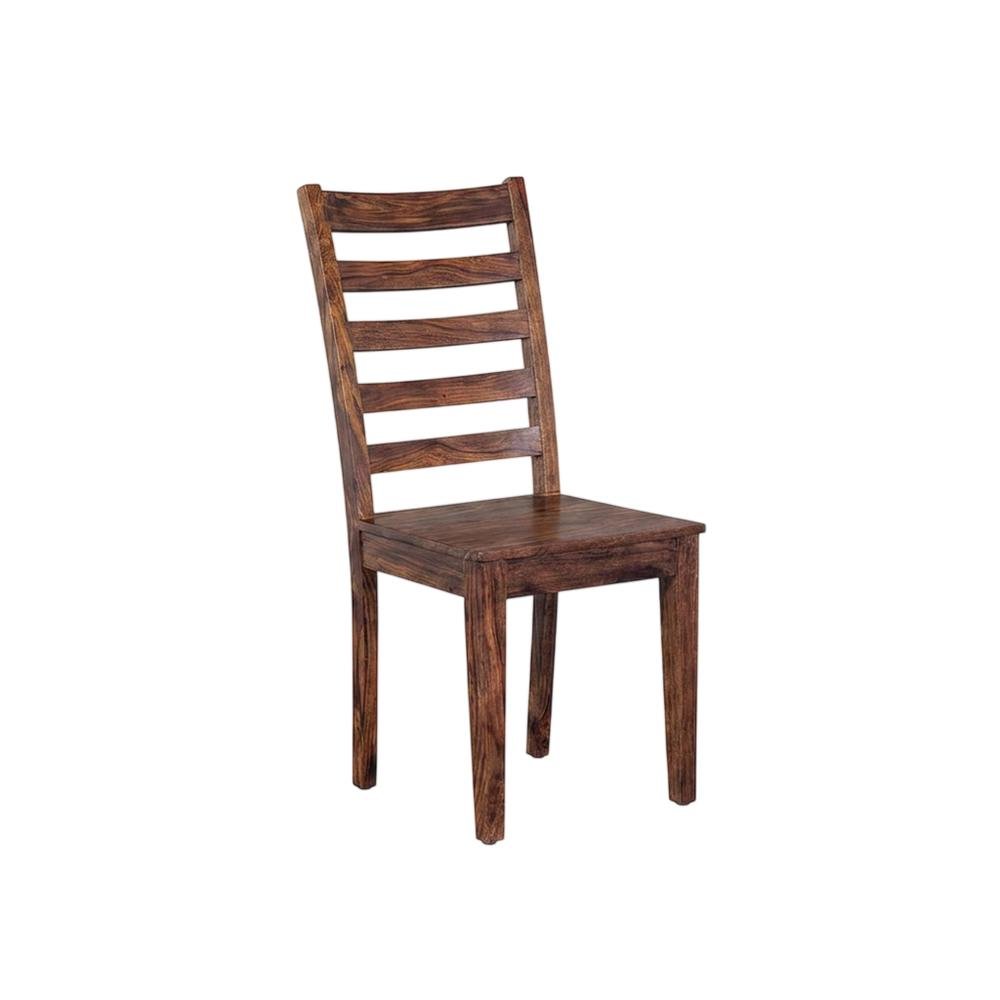 Solid Sheesham Wood Modern Farmhouse Dining Chair for Kitchen or Dining Room