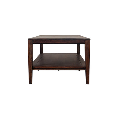 Porter Designs Fall River Solid Sheesham Wood Coffee Table, Gray