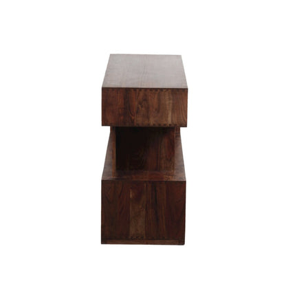 Porter Designs Portola Solid Acacia Wood Console Table, Brown