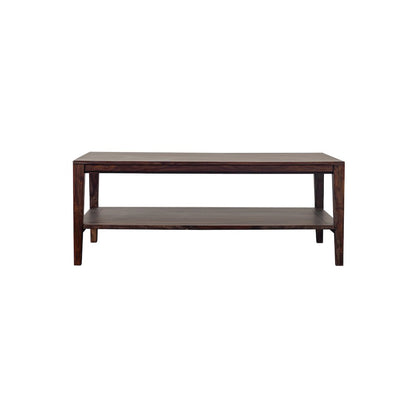 Porter Designs Fall River Solid Sheesham Wood Coffee Table, Gray