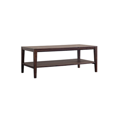 Porter Designs Fall River Solid Sheesham Wood Coffee Table, Gray