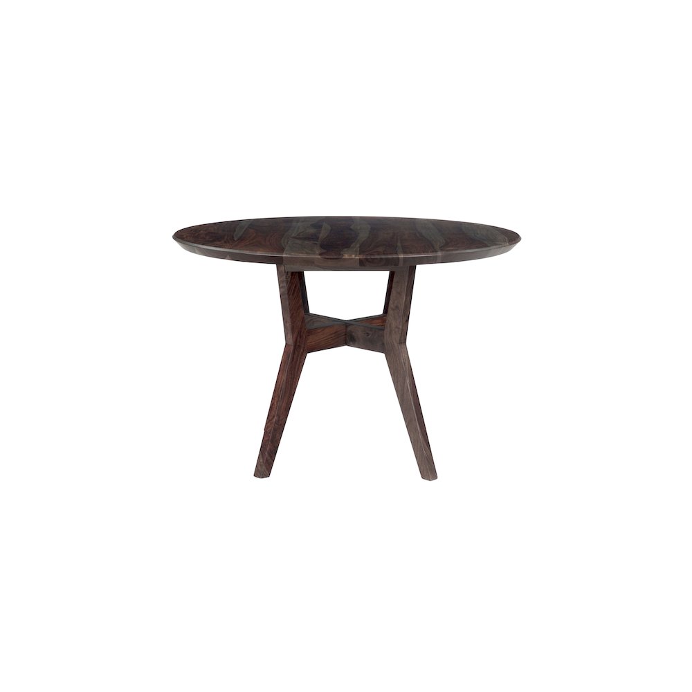 Porter Designs Fall River Solid Sheesham Wood Dining Table, Gray