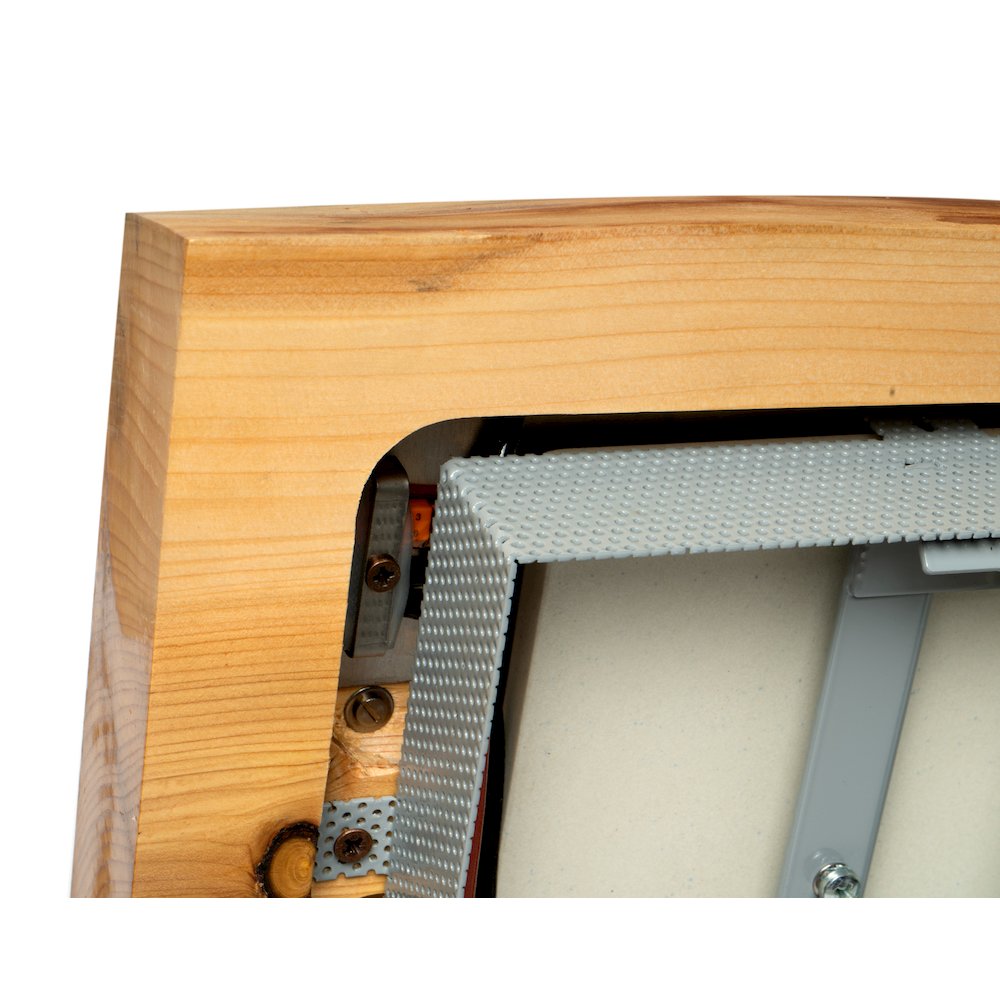 32"x16" Live Edge Cedar Wood Towel Warmer