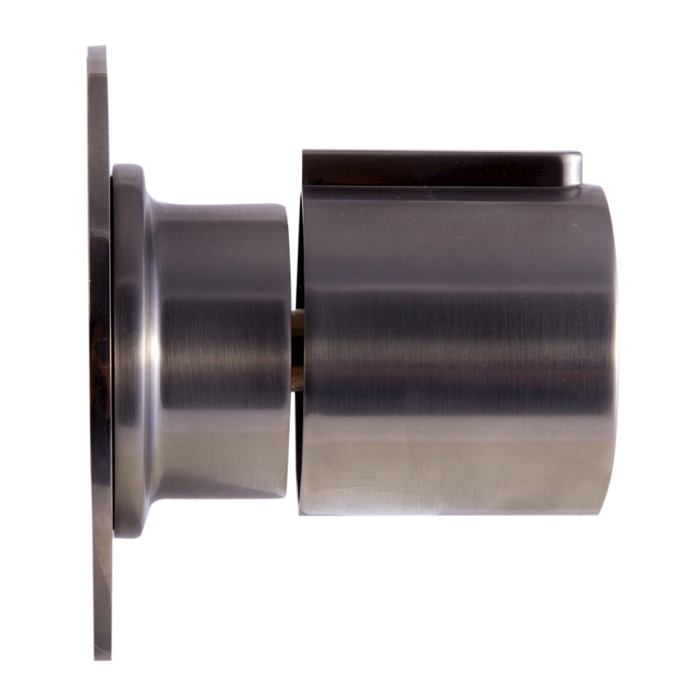 Brushed Nickel Modern Round 3 Way Shower Diverter