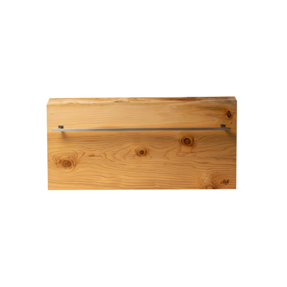 32"x16" Live Edge Cedar Wood Towel Warmer