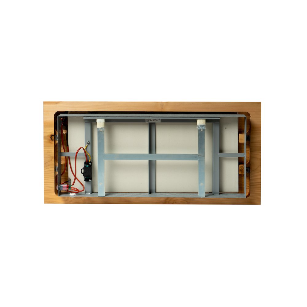 32"x16" Live Edge Cedar Wood Towel Warmer