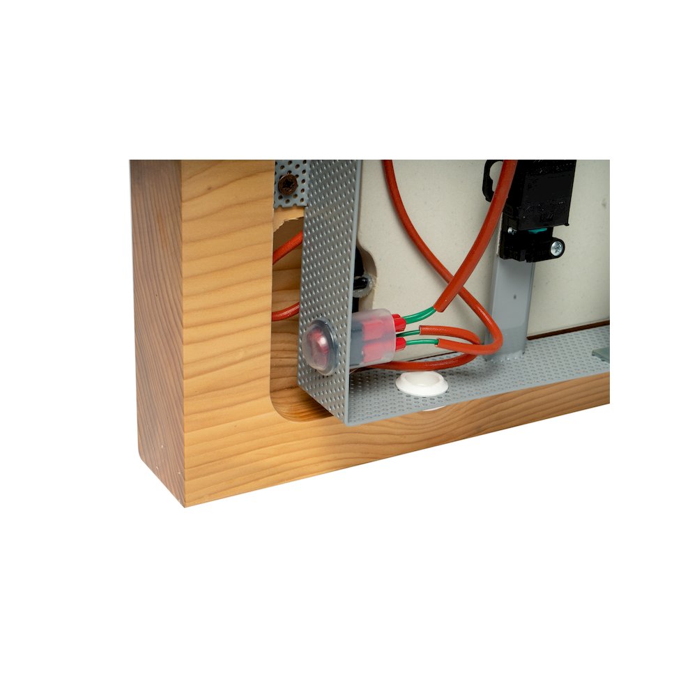 32"x16" Live Edge Cedar Wood Towel Warmer