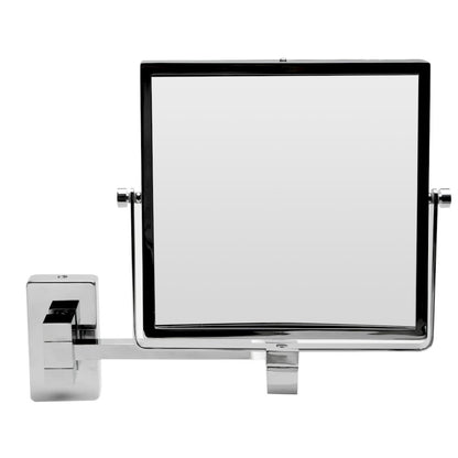 8" Square Wall Mounted 5x Magnify Cosmetic Mirror