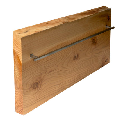 32"x16" Live Edge Cedar Wood Towel Warmer