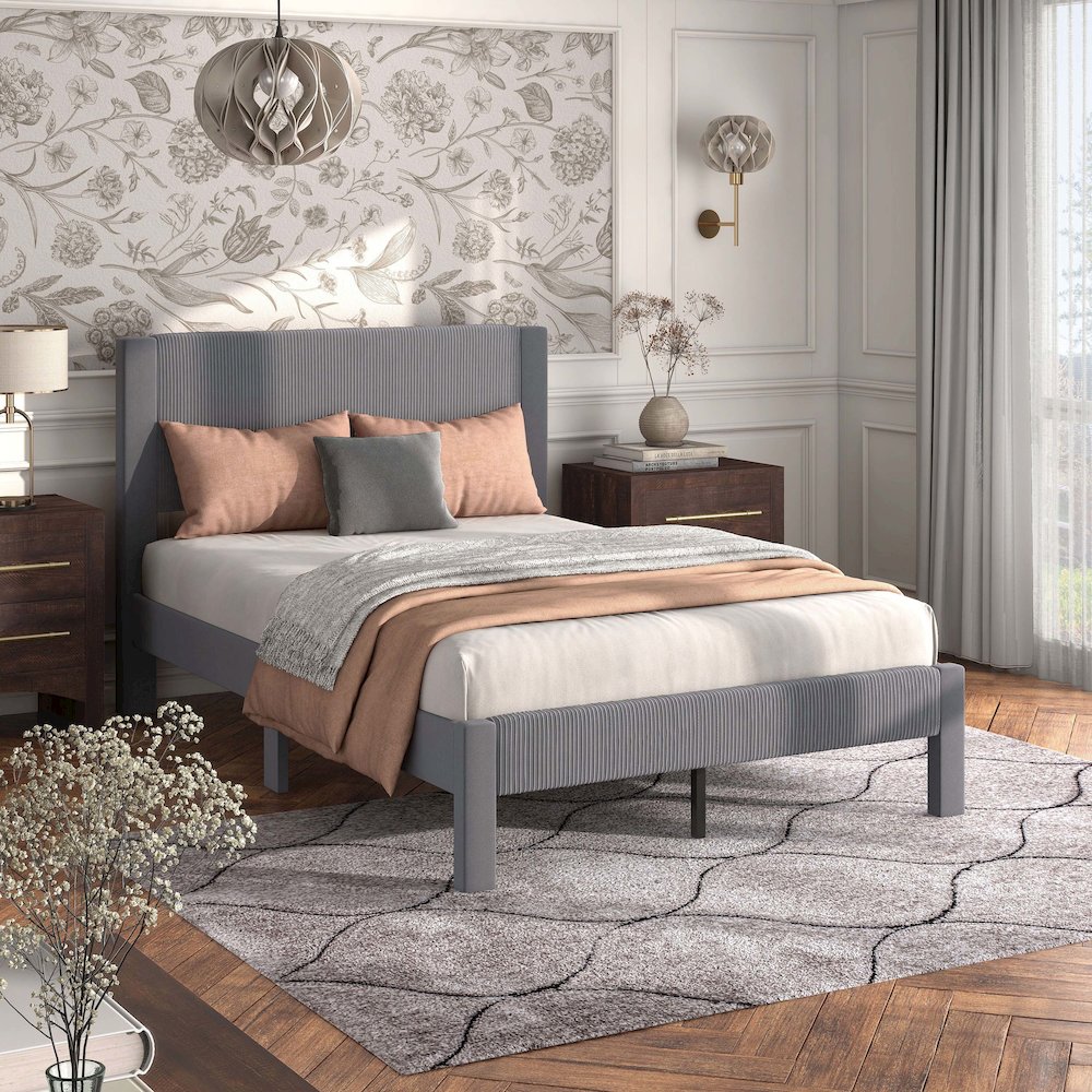 Furniture of America Simas Upholstered Bed