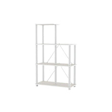 Wooden 5-Cube Bookcase with Open Shelving for Organizing Livingspace