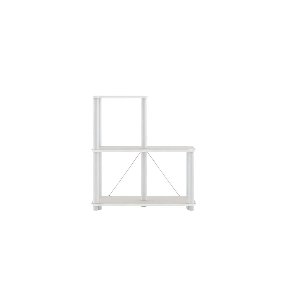 Wood 3-Cube Shelves Open Bookcase for Stylish Storage