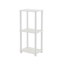Wood 3-Tier Open Bookcase with Elegant Design for Home Storage