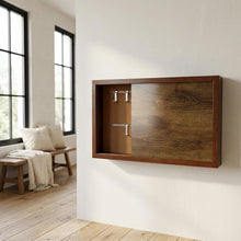 Hidden Storage Cabinet With Photo Frame In Compact 20-Inch Size