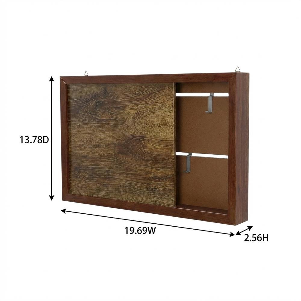 Hidden Storage Cabinet With Photo Frame In Compact 20-Inch Size