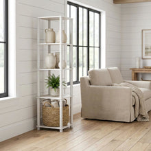 Wood 5-Tier Open Bookcase with Spacious Shelving for Home Storage