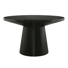 Round Solid Wood Coffee Table with Durable Finish for Modern Living