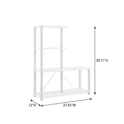 Wood 3-Cube Shelves Open Bookcase for Stylish Storage