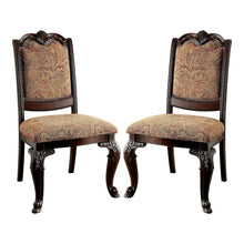 Brown Upholstered Dining Chairs Set of 2 Stylish Kitchen and Dining Room Chairs
