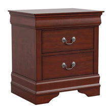 Brown Wooden Nightstand with 2 Drawers – Small 21.7 Inch Wide Bedroom Nightstand