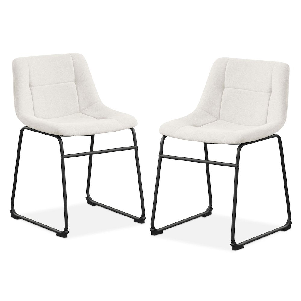 Furniture of America Diam Upholstered Dining Chairs (Set of 2)