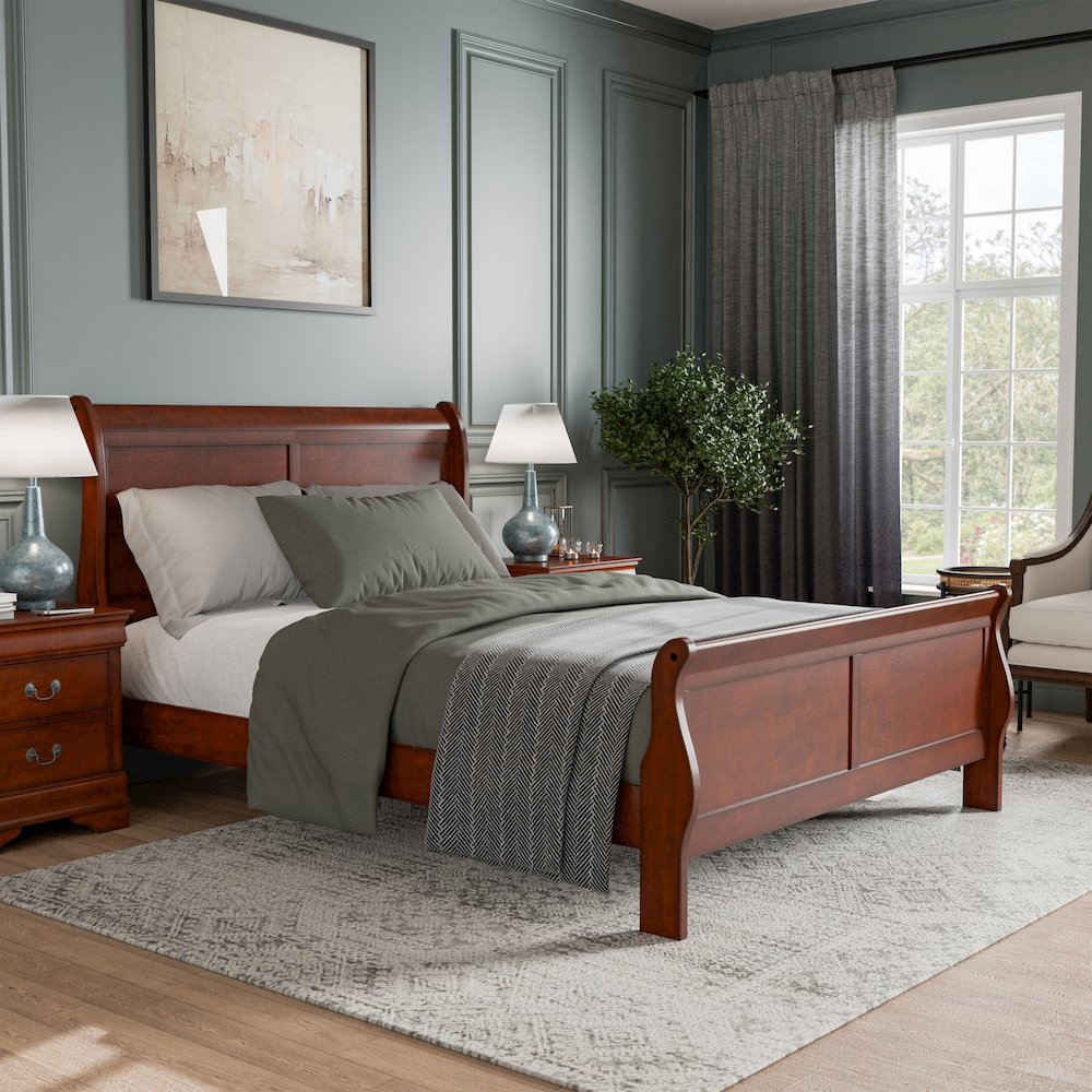 Furniture of America Henceford Sleigh Bed