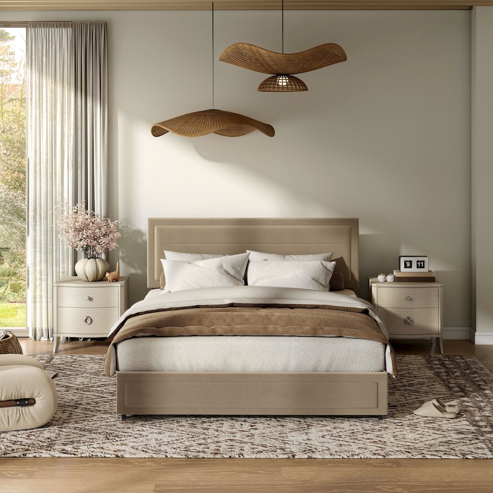Furniture of America Ranney Bed with Side Storage