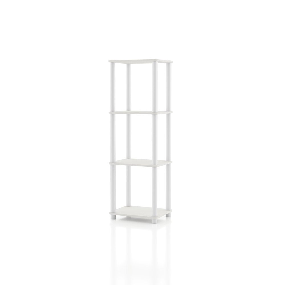 Seni 4-Tier 15-Inch Shelves Wood Open Bookcase