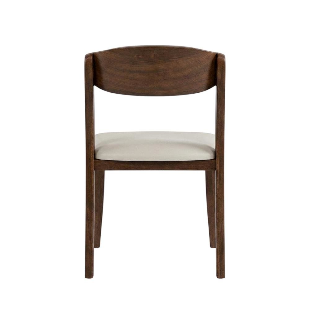 Rich Walnut Dining Chairs Set of 2 with Solid Wood Frame and Comfortable Seating
