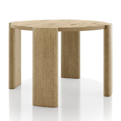 Hallond 5-Piece Solid Wood Round Dining Table Set in Oak
