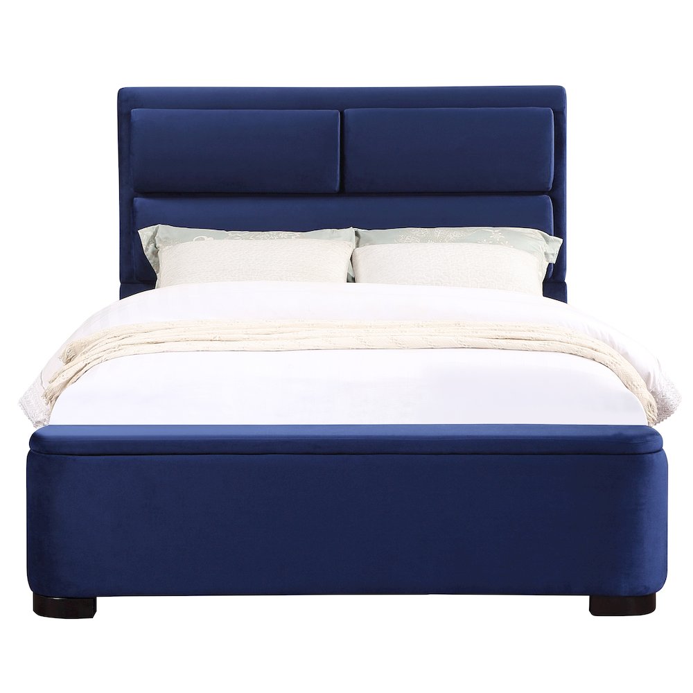 Fremont Contemporary Fabric Bed with Storage