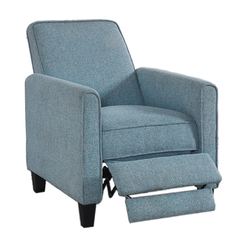 Ducee Transitional Fabric Push Back Chair