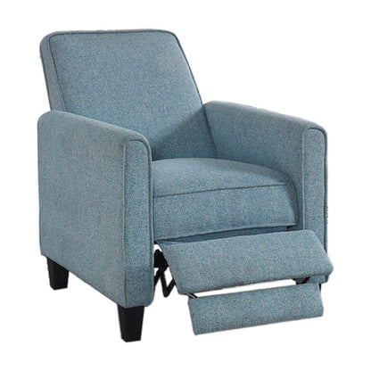 Ducee Transitional Fabric Push Back Chair