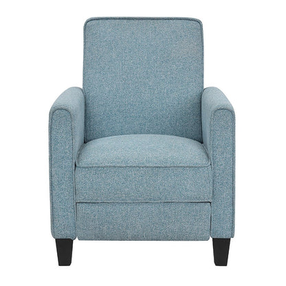 Ducee Transitional Fabric Push Back Chair