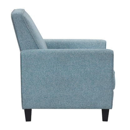 Ducee Transitional Fabric Push Back Chair