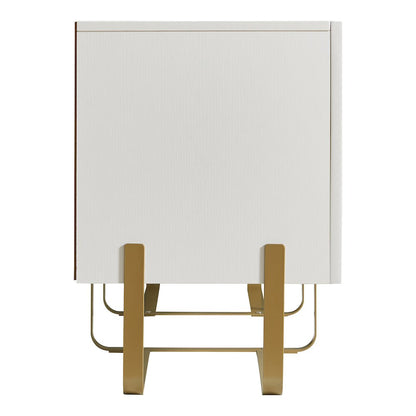 Haft Modern Wood 3-Cabinet TV Stand
