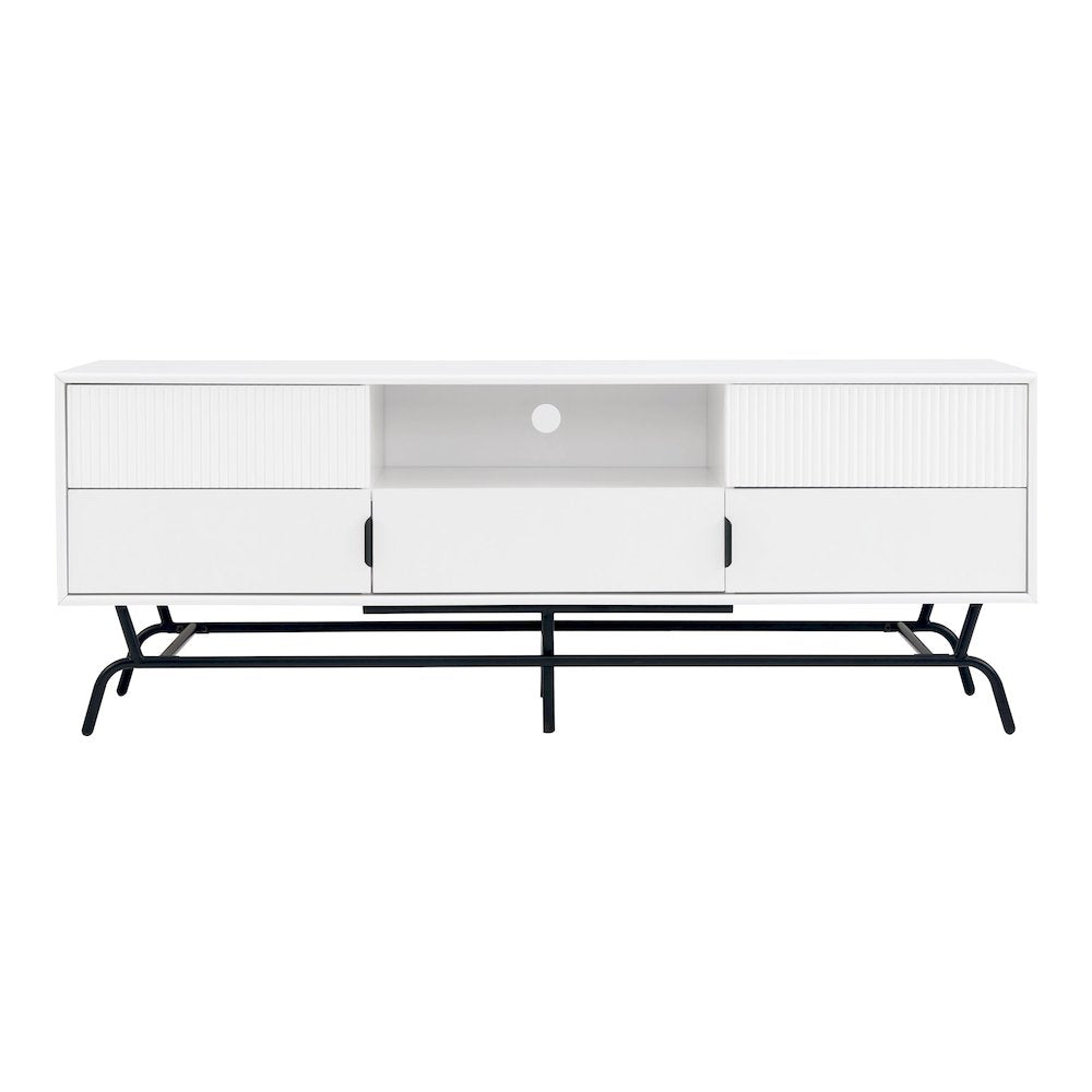 Yaztra TV Stand Fits TV's up to 65 in. with 3 Drawers