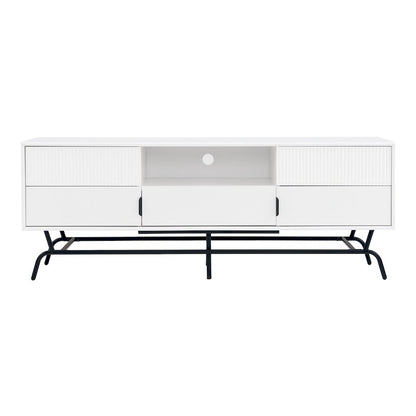 Yaztra TV Stand Fits TV's up to 65 in. with 3 Drawers