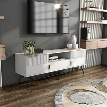 Yaztra TV Stand Fits TV's up to 65 in. with 3 Drawers