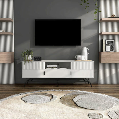 Yaztra TV Stand Fits TV's up to 65 in. with 3 Drawers